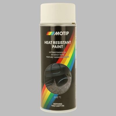 Motip žáruvzdorný lak 800°C bílý 04036 400 ml