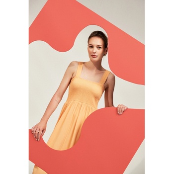 Moodo Оранжева рокля с каишки Moodo Moodo | Oranzhev | ЖЕНИ | XS