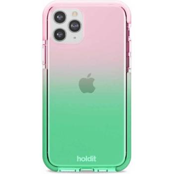 Holdit Гръб Holdit за iPhone 11 Pro, Seethru Case, Grass green/Bright Pink (7330985154355)