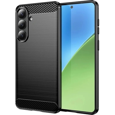 Gigapack Samsung S26 Plus GIGAPACK Силиконов протектор за телефон, удароустойчив, карбонов модел, ЧЕРЕН GP-179740 (GP-179740)