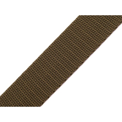 Syntetický popruh šíře 20 mm, khaki