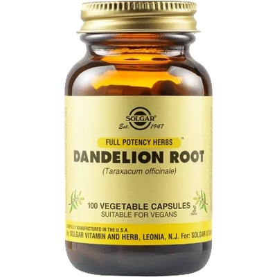 Solgar Dandelion Root, 100 vegetable capsules