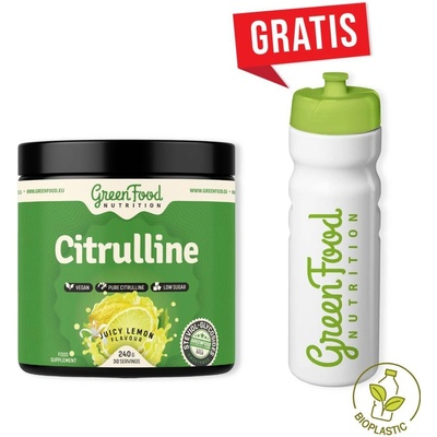GreenFood Nutrition Women Figure Accelerator 240 g + Ekologická láhev Citron