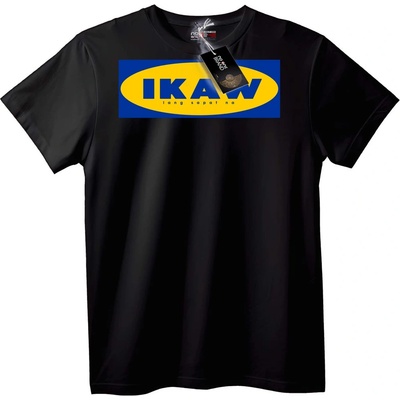 NOONEBRAND Тениска IKAN - Смело Марково Дизайн - 2XL, White