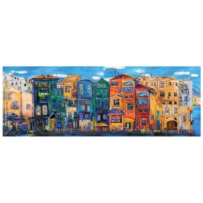 Art Puzzle - Puzzle Color Town panorama - 1 000 piese