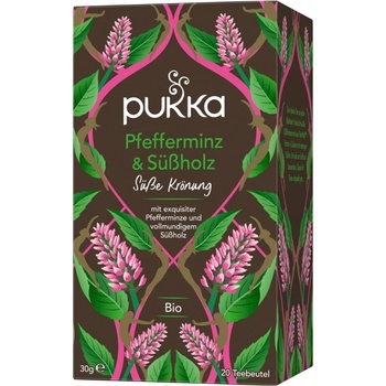 Pukka Herbs Ajurvédský Bio čaj Peppermint & licorice 20 ks