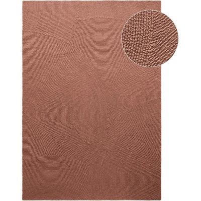 Hanse Home Теракотен ръчно изработен вълнен килим 80x150 cm Calmio - Hanse Home (106403-80x150)