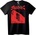 NOONEBRAND SKRILLEX Тениска Змийска планина - S, Black