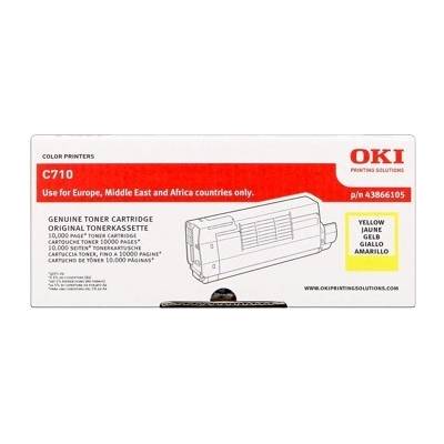 OKI 44318605 жълт (yellow) оригинален тонер (44318605)