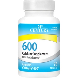 21st Century Calcium 600 mg [75 Таблетки]