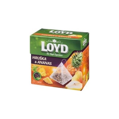 Loyd čaj ananas a hruška pyramidový 20 x 2 g