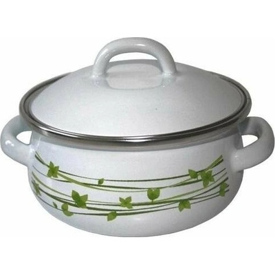 Metalac Kastrol tráva mělký kastrol Elegant s poklicí 12 cm 0,8 l