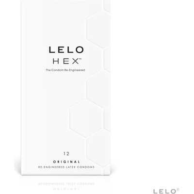Презервативи с шестоъгълна структура - HEX Condoms 12 Pack (LELO002495)