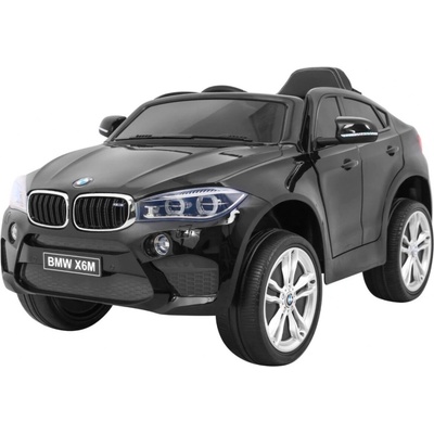 Mamido Elektrické autíčko BMW X6 M dvojmiestne XXL lakované čierne