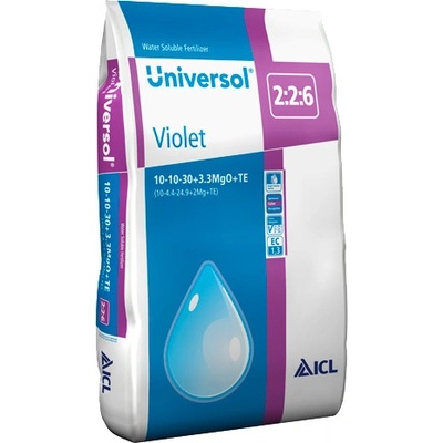 ICL Universol 10-10-30+3,3Mgo+ME Fialový 25 Kg