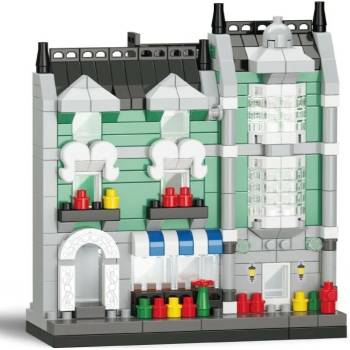 KOCO Stavebnice mini Obchod s potravinami 329 ks