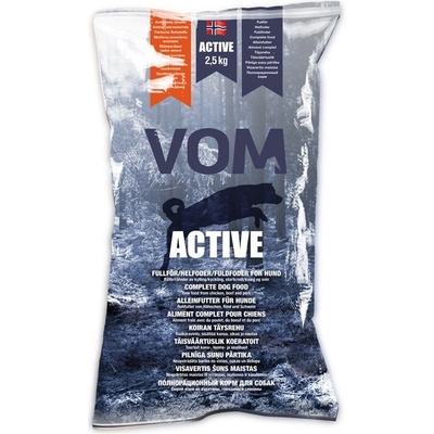 VOM og Hundemat Active mražené BARF krmivo 2,5 kg