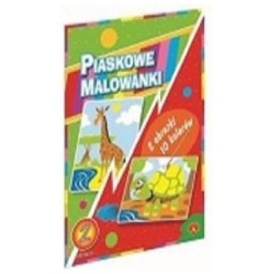 Piaskowa Malowanka Żyrafa Żółw