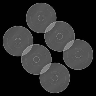 Green Stuff World Příslušenství Basic clear objective marker 6x