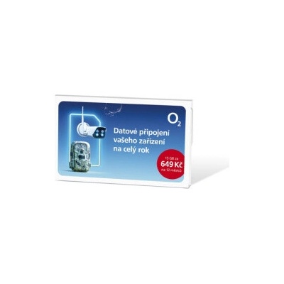 O2 Roční datové připojení 15 GB Bundle 4+1, SMALLPGO.0GP15G59