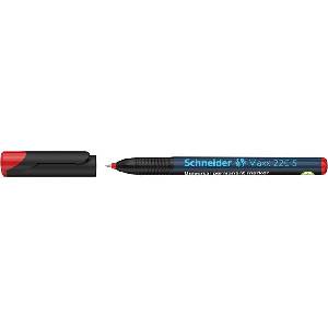 Schneider Алкохолен маркер, OHP, 0, 4 mm, SCHNEIDER "Maxx 220 S", червен 112402 (112402)