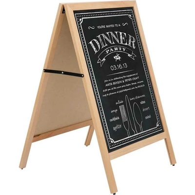 A-Z Reklama Dřevěný poutač UWID006078 590 x 780 mm