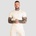GymBeam Тениска TRN Fitted Sand XXXL
