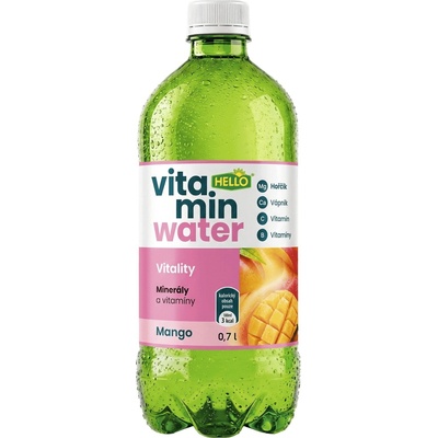 Hello VITAMIN WATER mango 10 x 700 ml