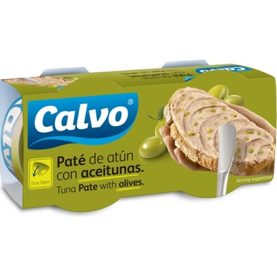 Calvo Tuňákové paté s Olivami 2 x 75 g – Zboží Dáma