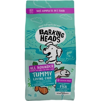 Barking Heads & Meowing Heads All Hounder Tummy Loving Care Fish 12 кг
