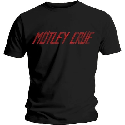 Mötley Crüe Distressed Logo Black 2XL Риза (MOTTEE16MB05)