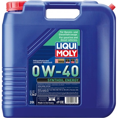 Liqui Moly Synthoil Energy 0W-40 20 l 1362