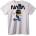 NOONEBRAND Тениска Explore Bear NANA - XS, White