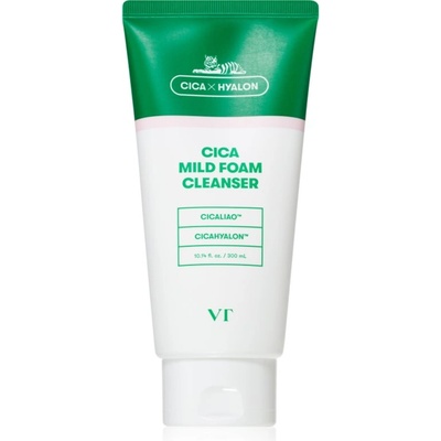 VT Cosmetics Cica Mild Foam Cleanser нежна почистваща пяна с успокояващ ефект 300ml