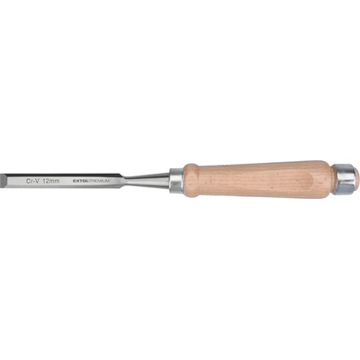 EXTOL PREMIUM dláto s bukovou rukojetí, 12mm, délka 275mm, CrV