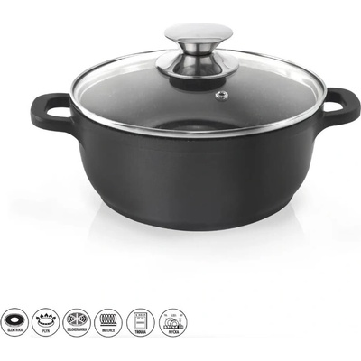 Orion Hrniec Grande so sklenenou pokrievkou, 20 cm, 2,3 l