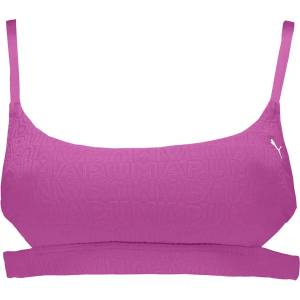 PUMA Jacquard Peekaboo bikini top - Purple (Purple)