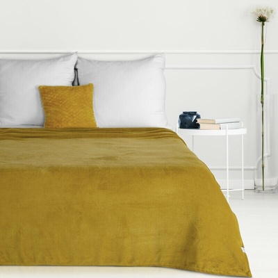 Takoy Deka 150x200 cm medová měkká a jemná na dotek jednobarevná deka SIMPLE 1-HF-478120 | 150 x 200 cm