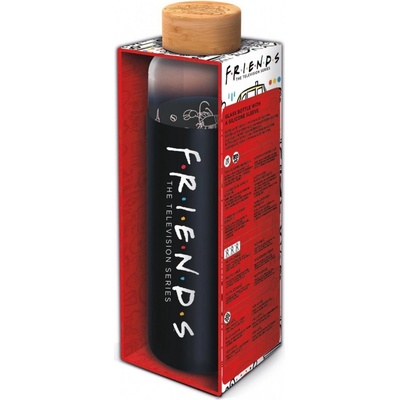 Stor Skleněná lahev se silikonovým rukávem 585 ml