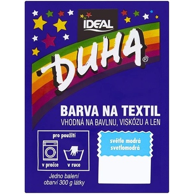 Duha barva na textil číslo 31 světle modrá 15 g