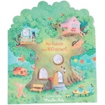 Moulin Roty - Книжка за оцветяване със стикери - Голямото семейство (632626)