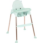 KikkaBoo Столче за хранене 2 в 1 KikkaBoo - Sky-High, Mint (31004010102)