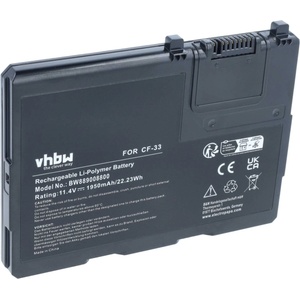 VHBW Батерия за Panasonic Toughbook CF-33, 1950 mAh (889008800)