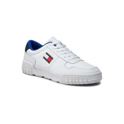 Tommy Jeans Сникърси Retro Leather Cupsole EM0EM01068 Бял (Retro Leather Cupsole EM0EM01068)