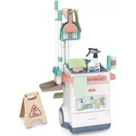 Man Yuk Toys Комплект играчки „Почистваща количка с прахосмукачка, 20 бр