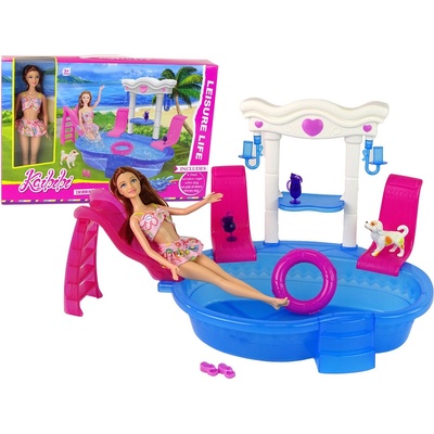 Lean Toys Příslušenství pro panenky do bazénu Skluzavka