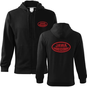 mikina Jawa 2MZ černá červená