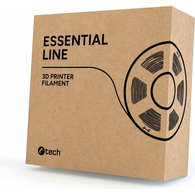 C-Tech Essential Lina PETG, červená, 1,75mm, 1kg 3DF-E-PETG-1.75-R