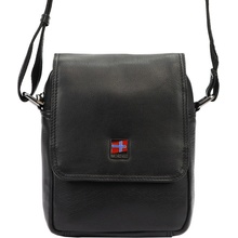 Nordee pánské crossbody MSD-02 GM04 NAPPA černá