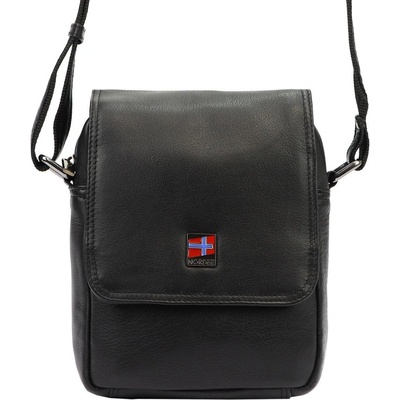Nordee pánské Crossbody MSD-02 GM04 NAPPA černá